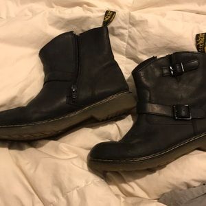 Black doc marten boots
